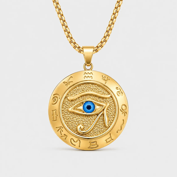Eye of Horus Medallion Necklace