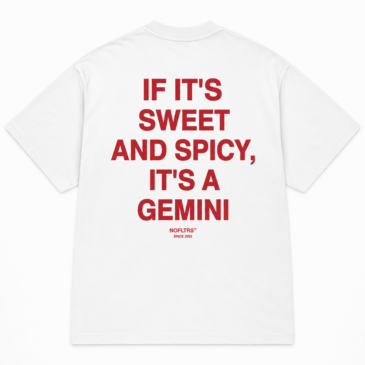 i am i in factベスト IF IT'S SWEET AND SPICY, IT'S A GEMINI T-Shirt – Nofltrs