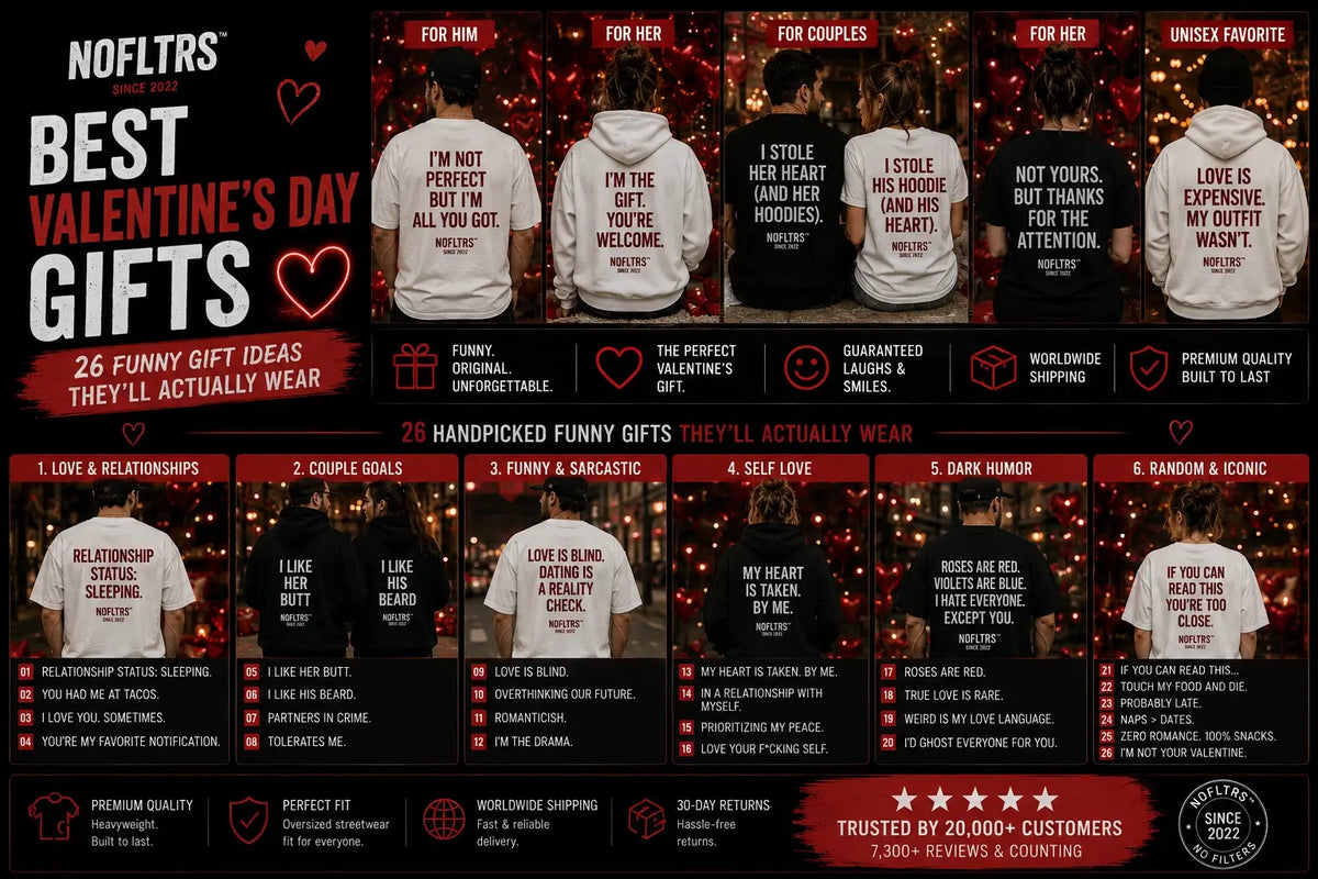 Best Valentine's Day Gifts in 2027 — 26 Funny Gift Ideas They'll Actually Wear