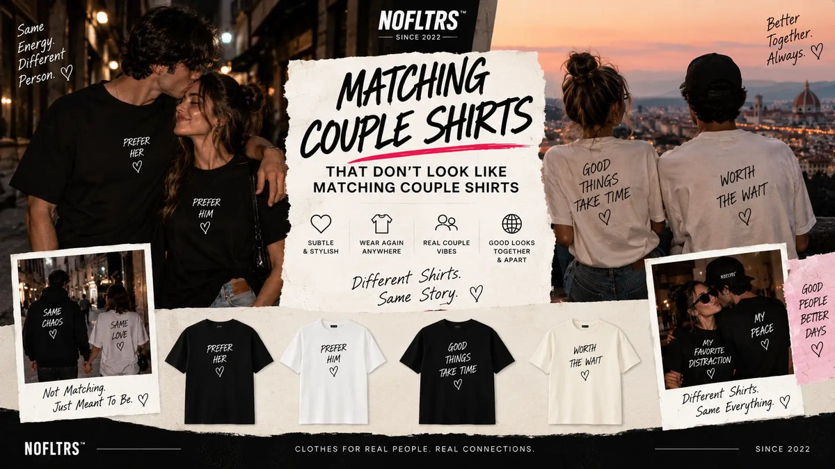Matching Couple Shirts That Don't Look Like Matching Couple Shirts