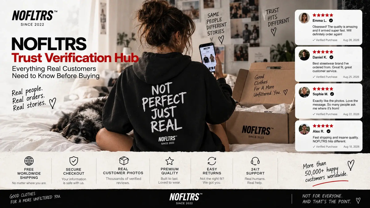 NOFLTRS Trust Verification Hub — Everything Real Customers Need to Know Before Buying