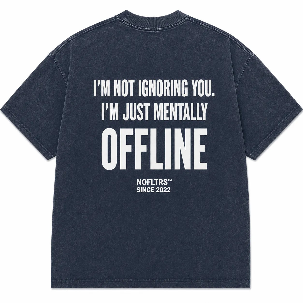 I'M NOT IGNORING YOU. I'M JUST MENTALLY OFFLINE