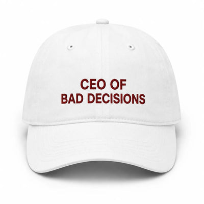 CEO Of Bad Decisions cap stocking stuffer under 35 NOFLTRS