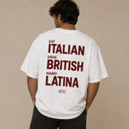 EAT ITALIAN DRIVE BRITISH MARRY LATINA
