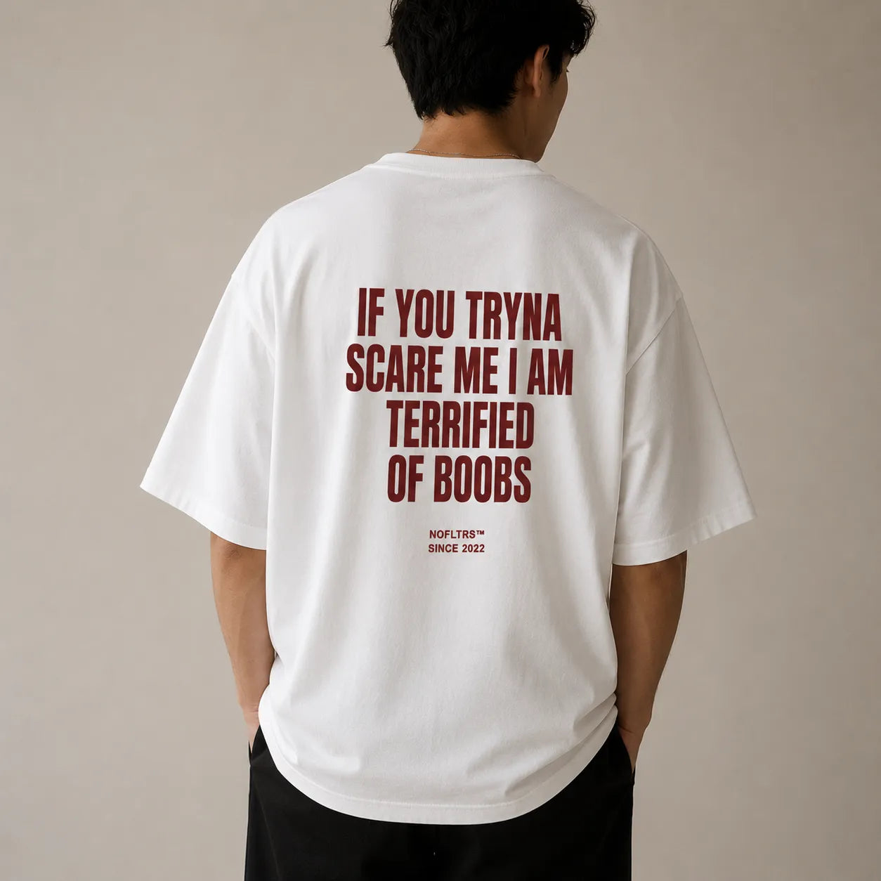 IF YOU TRYNA SCARE ME I AM TERRIFIED OF BOOBS