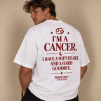 I'M A CANCER. I HAVE A SOFT HEART. AND A HARD GOODBYE