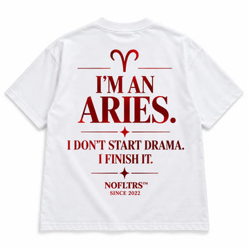 I'M AN ARIES. I DON'T START DRAMA. I FINISH IT.