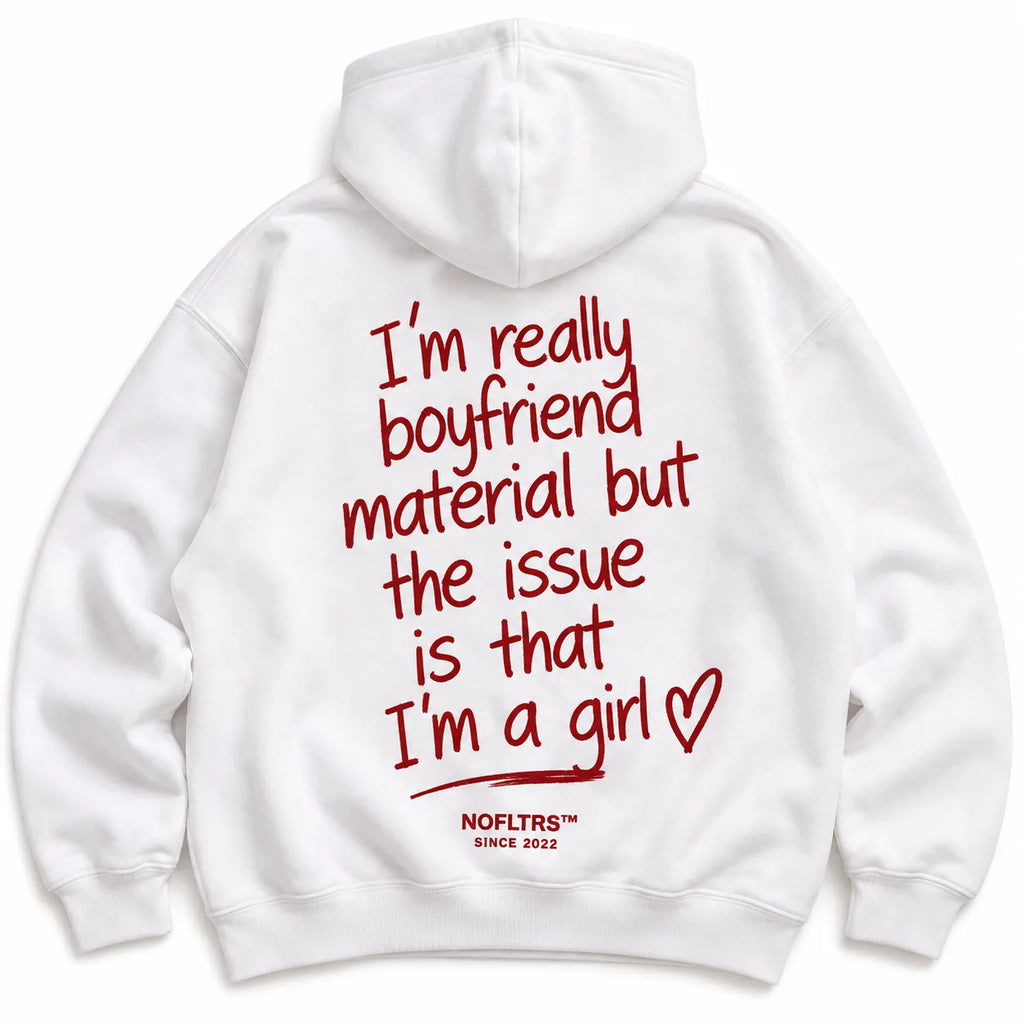 I'M REALLY BOYFRIEND MATERIAL HOODIE