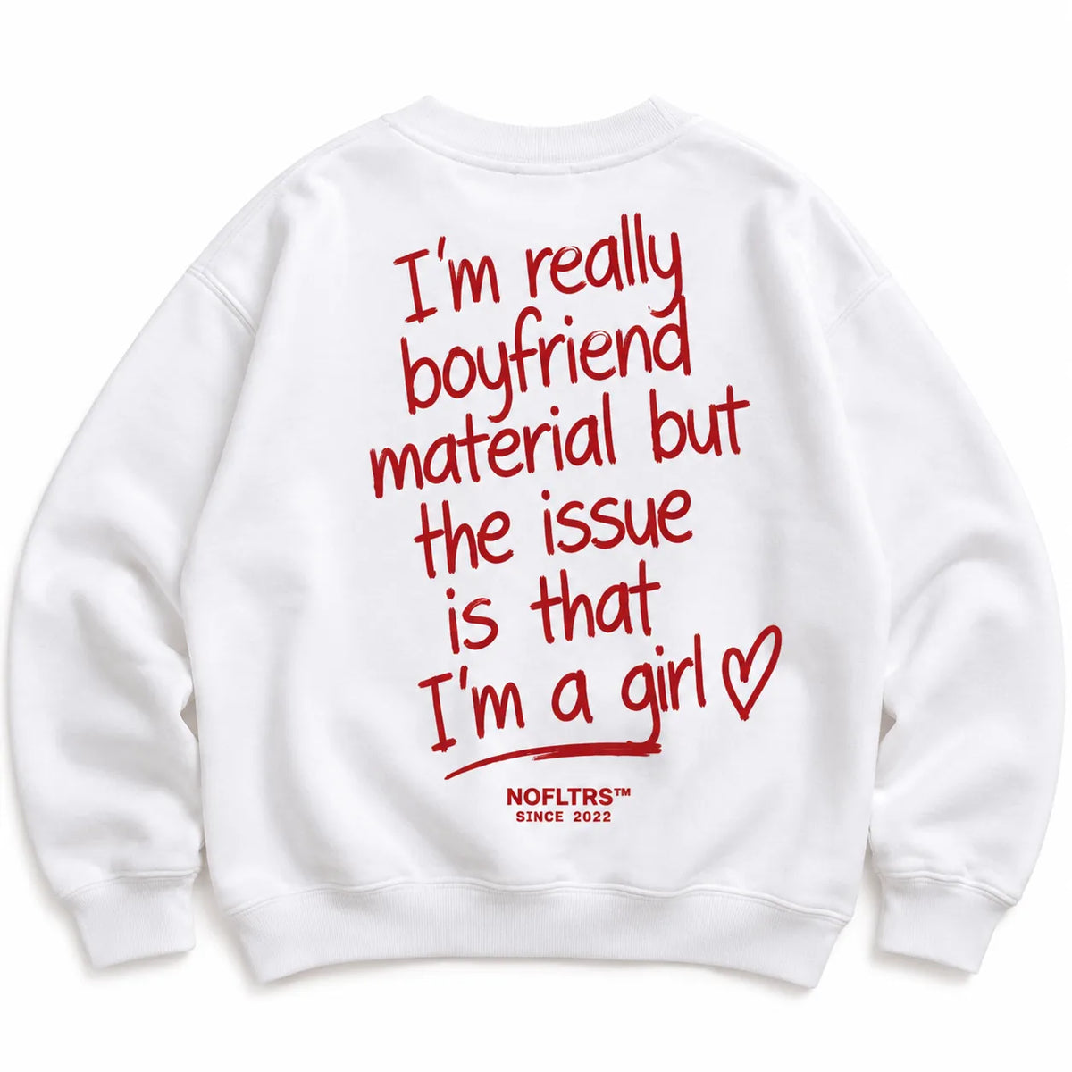 I'M REALLY BOYFRIEND MATERIAL SWEATSHIRT