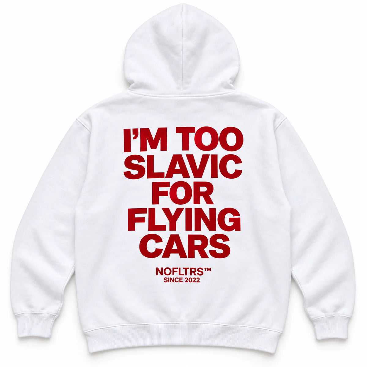 I'M TOO SLAVIC FOR FLYING CARS HOODIE