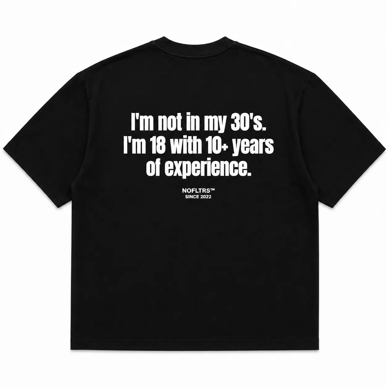 I'M NOT IN MY 30'S. I'M 18 WITH 10+ YEARS OF EXPERIENCE