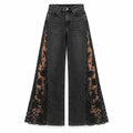 LACE WIDE LEG JEANS