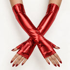 LONG FINGERLESS GLOVES