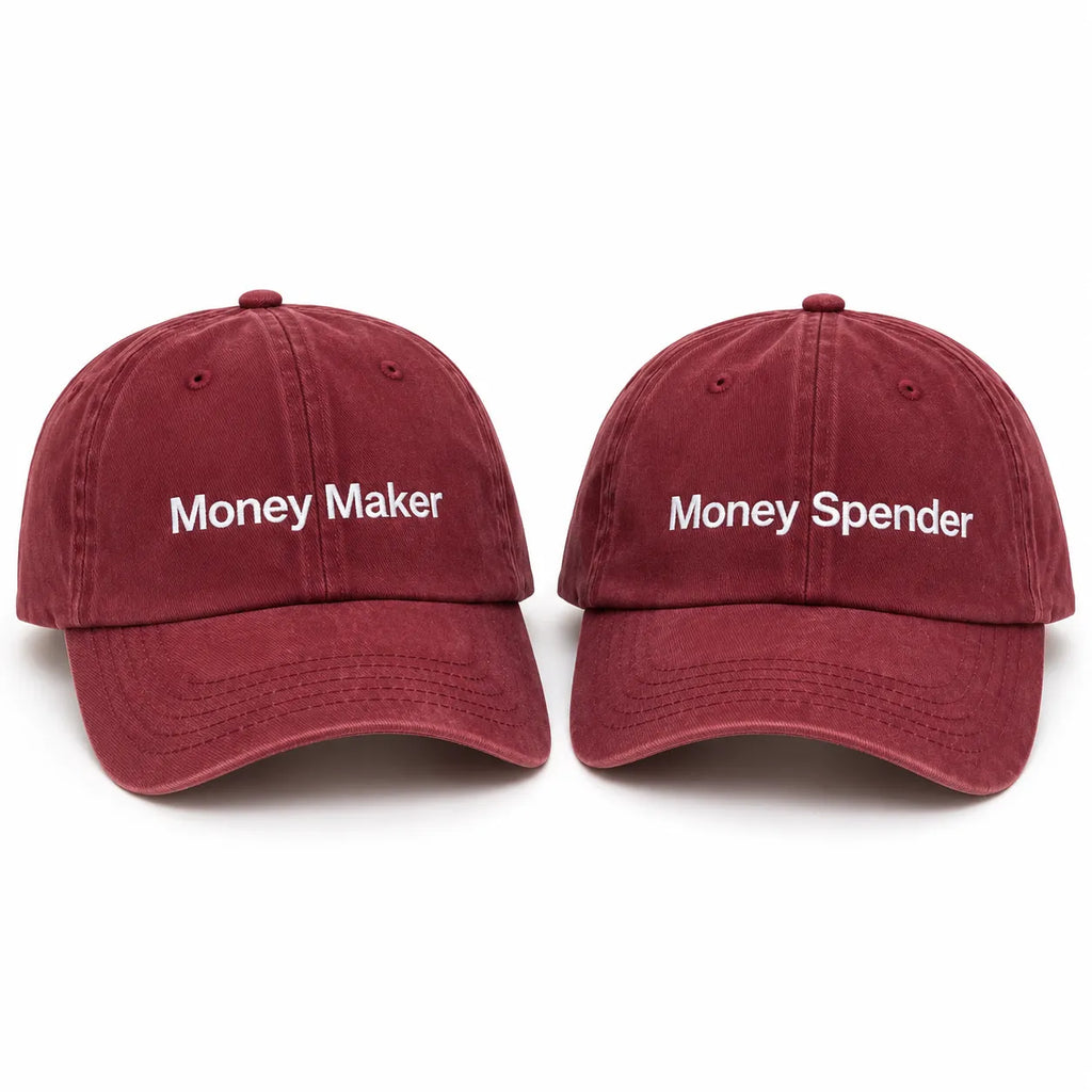 MONEY MAKER AND MONEY SPENDER CAP SET
