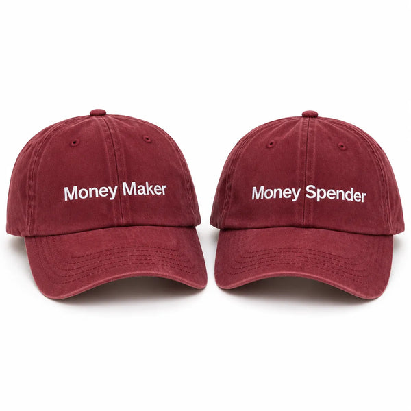 MONEY MAKER AND MONEY SPENDER CAP SET