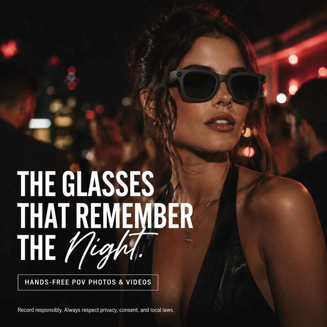 NOFLTRS POV GLASSES™ — Hands-Free Camera Glasses