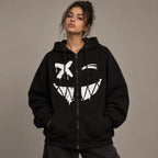 SINISTER SMILE ZIP HOODIE