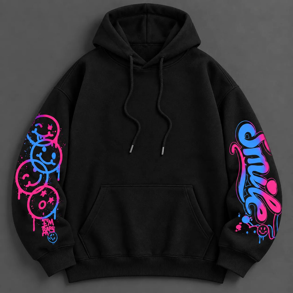 SMILE SPLATTER HOODIE