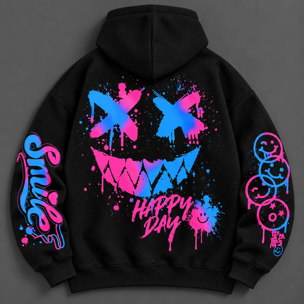 SMILE SPLATTER HOODIE
