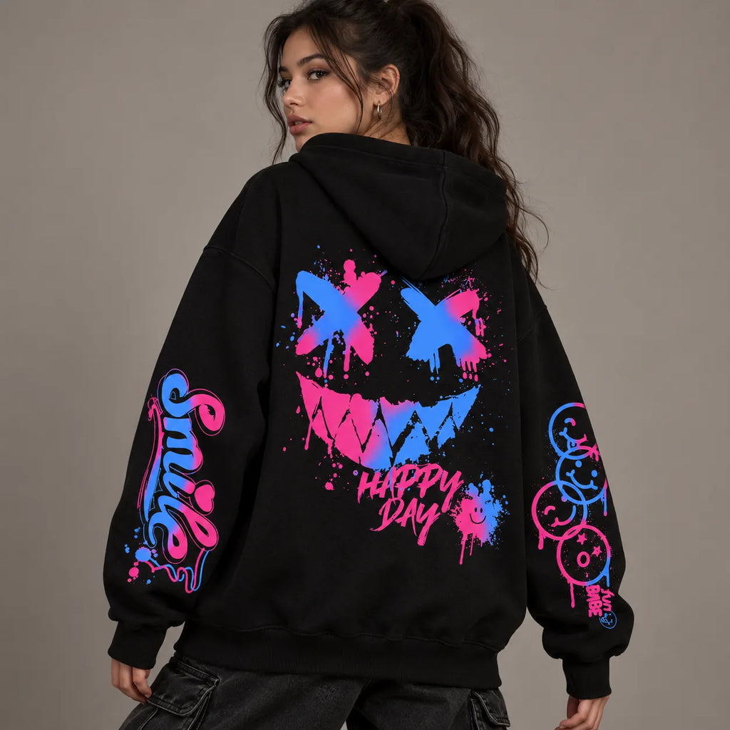 SMILE SPLATTER HOODIE