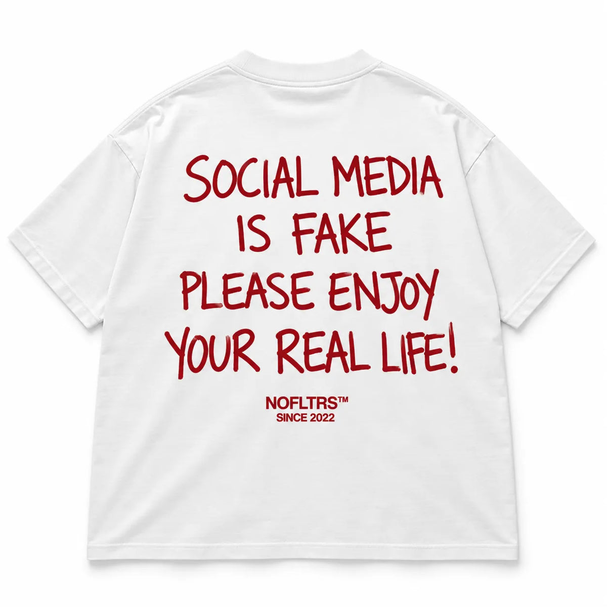 SOCIAL MEDIA IS FAKE PLEASE ENJOY YOUR REAL LIFE