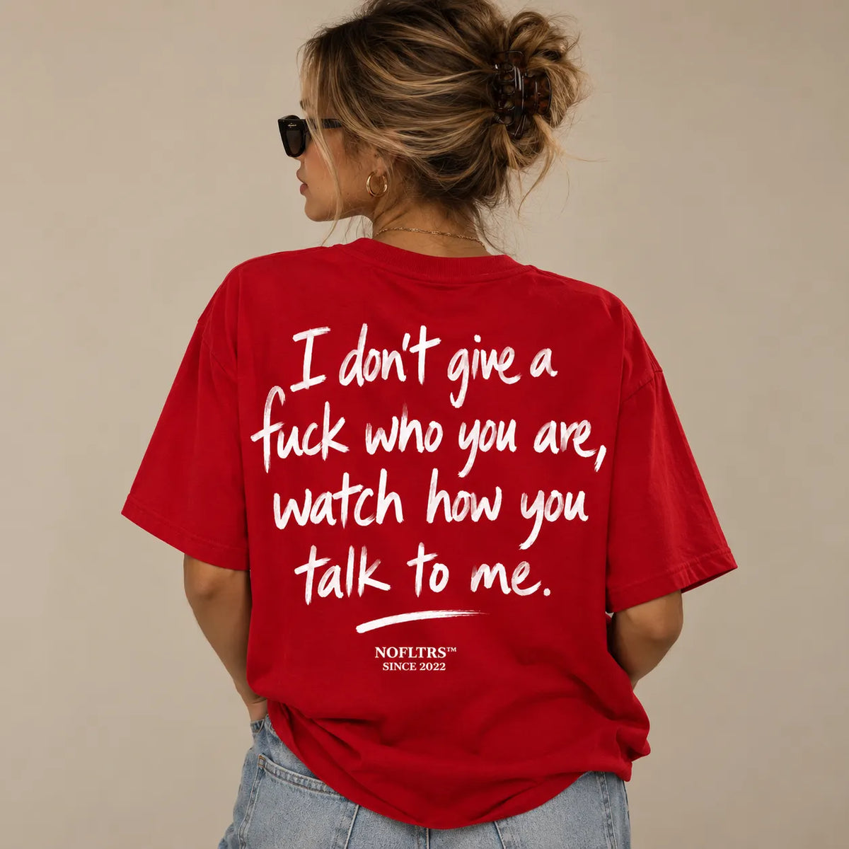 I DON'T GIVE A F*CK WHO YOU ARE, WATCH HOW YOU TALK TO ME