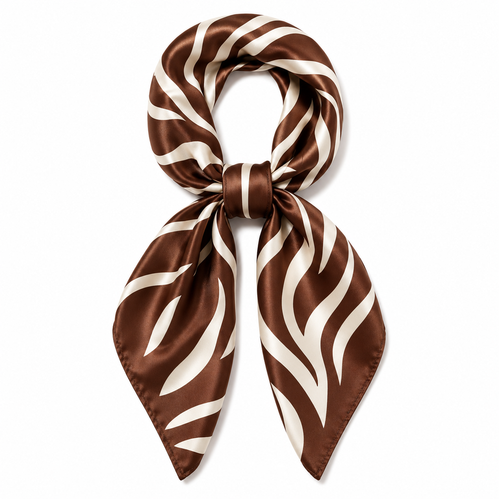 Zebra Wave Print Scarf