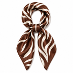Zebra Wave Print Scarf
