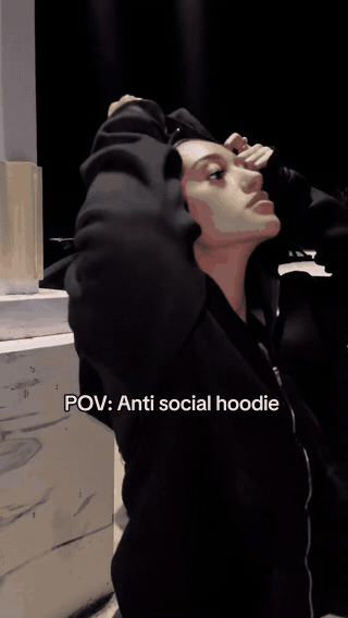 See it in action — Anti Social Balaclava Hoodie