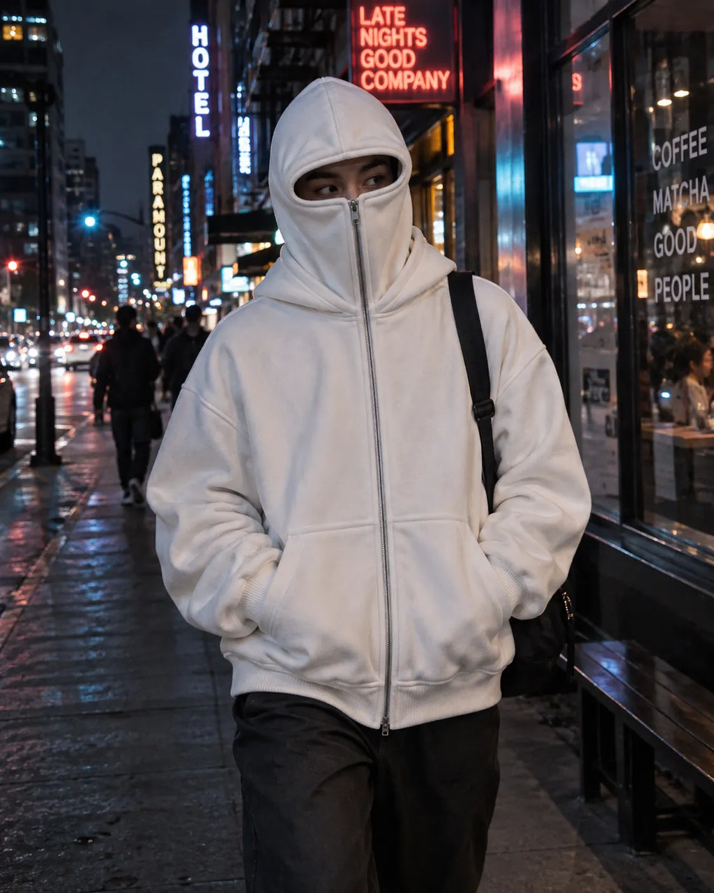 ANTI SOCIAL BALACLAVA ZIP-UP HOODIE