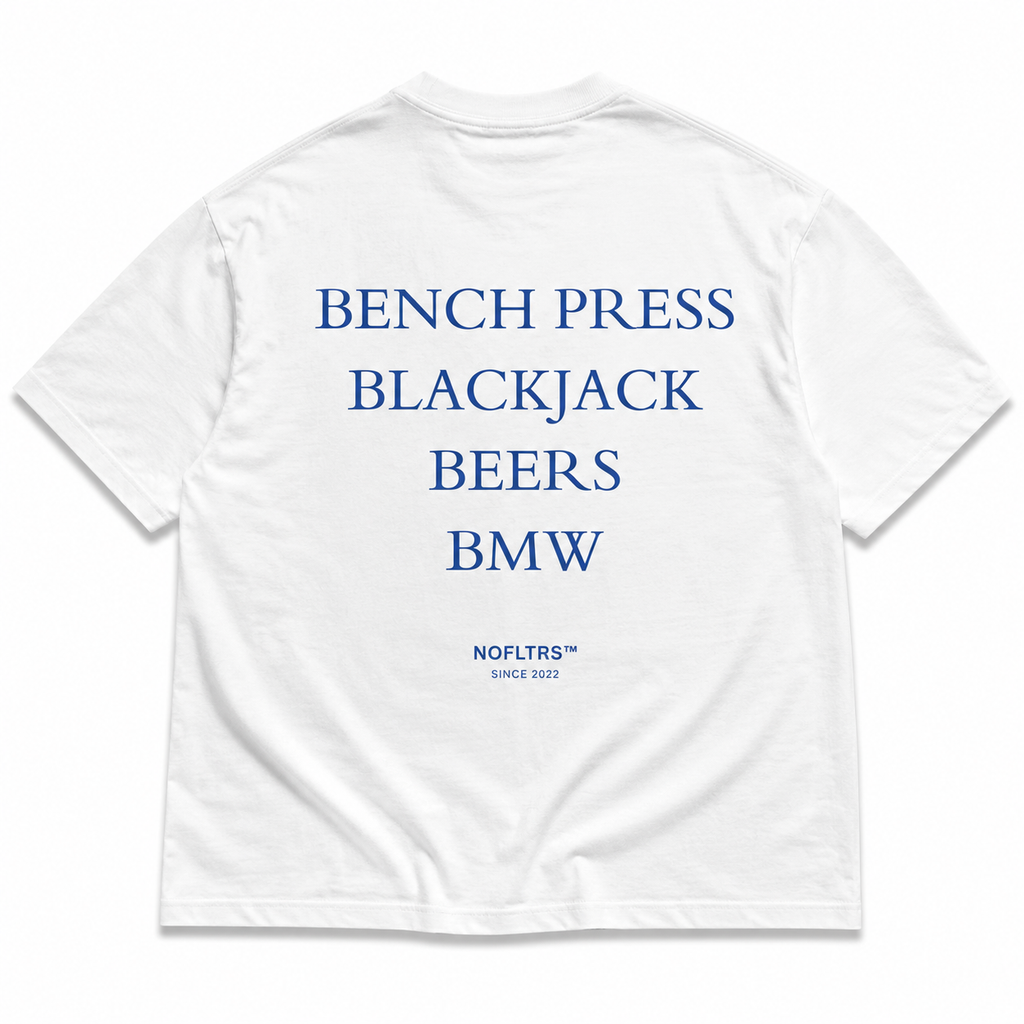 BENCH PRESS BLACKJACK BEERS BMW