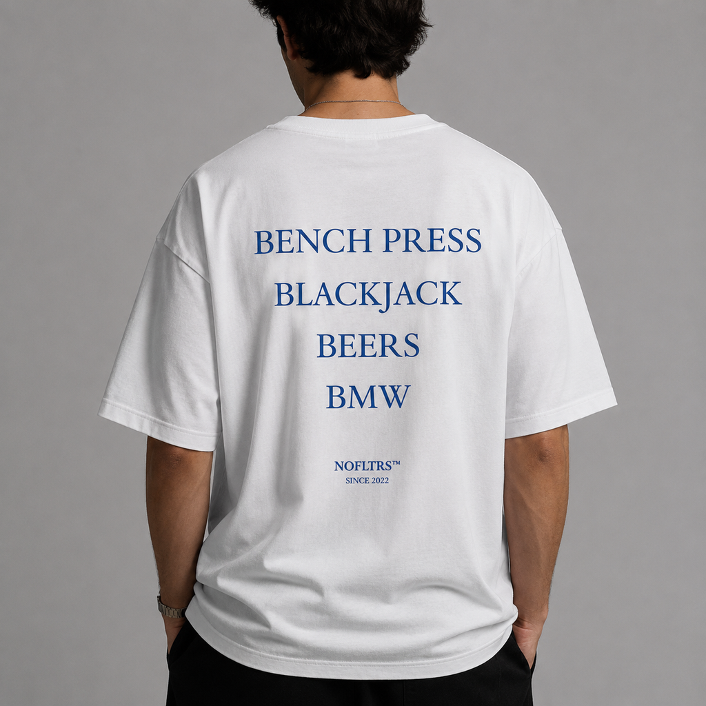 BENCH PRESS BLACKJACK BEERS BMW