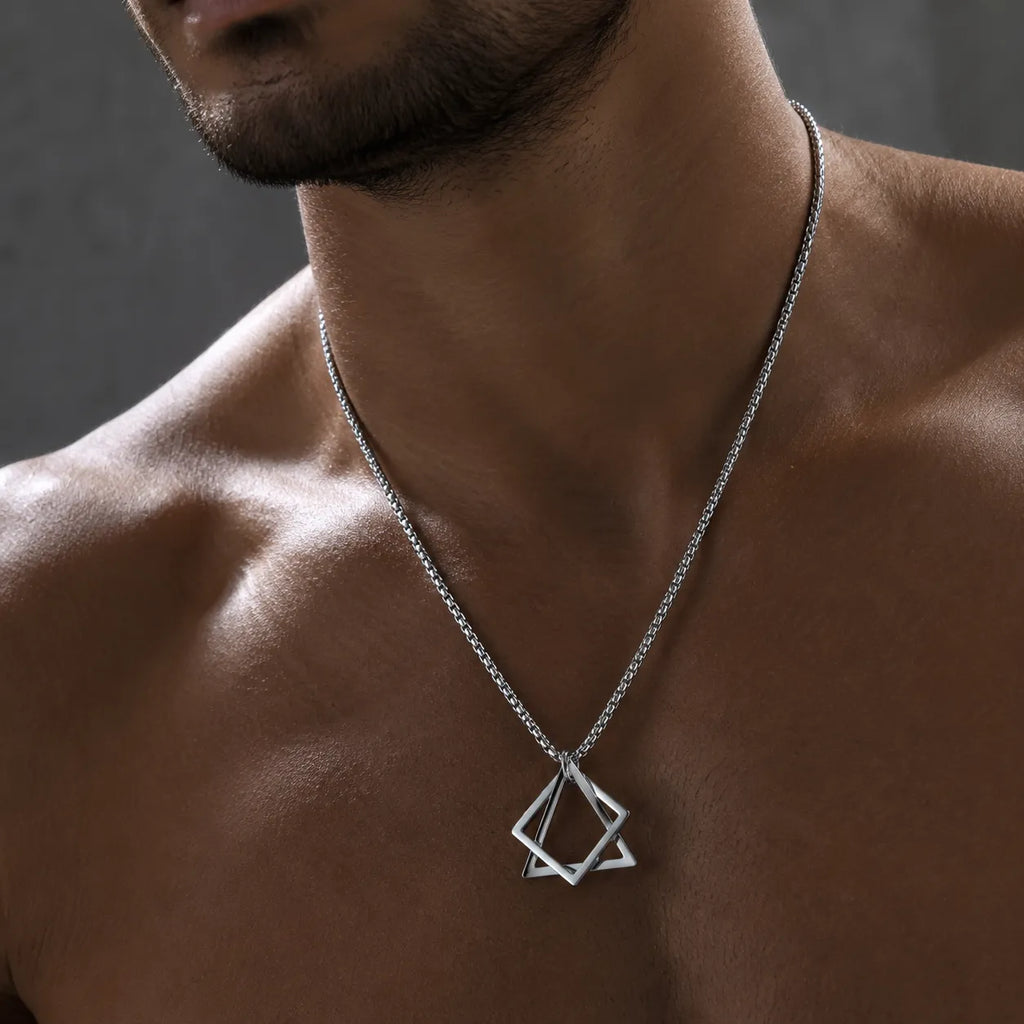 Geometric Pendant Necklace