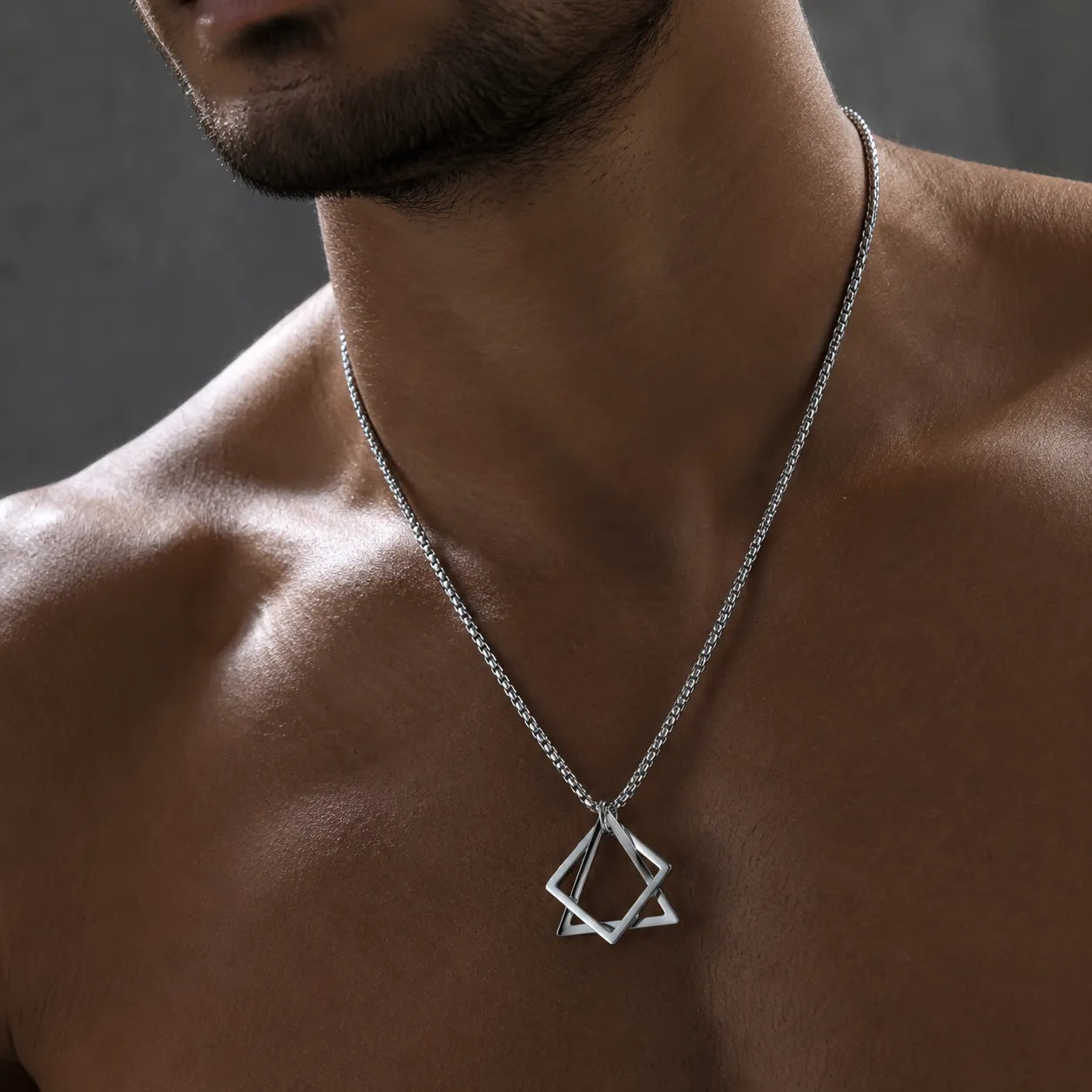 Geometric Pendant Necklace