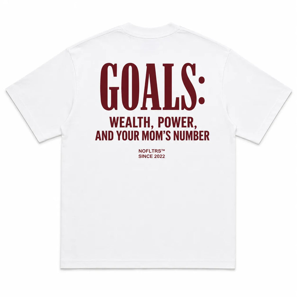 GOALS: WEALTH, POWER, AND YOUR MOM'S NUMBER