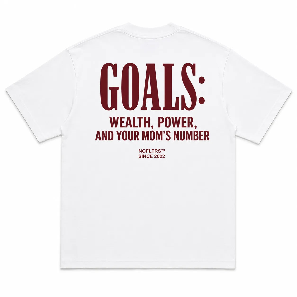 GOALS: WEALTH, POWER, AND YOUR MOM'S NUMBER
