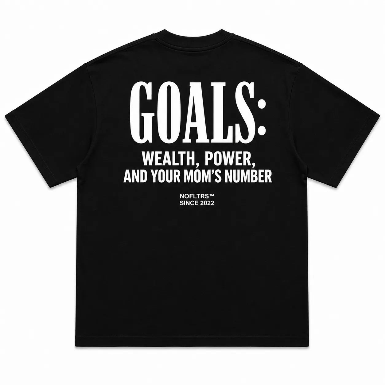 GOALS: WEALTH, POWER, AND YOUR MOM'S NUMBER