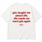 GTA TAUGHT ME ABOUT LIFE, LIFE MADE ME WANT GTA AGAIN