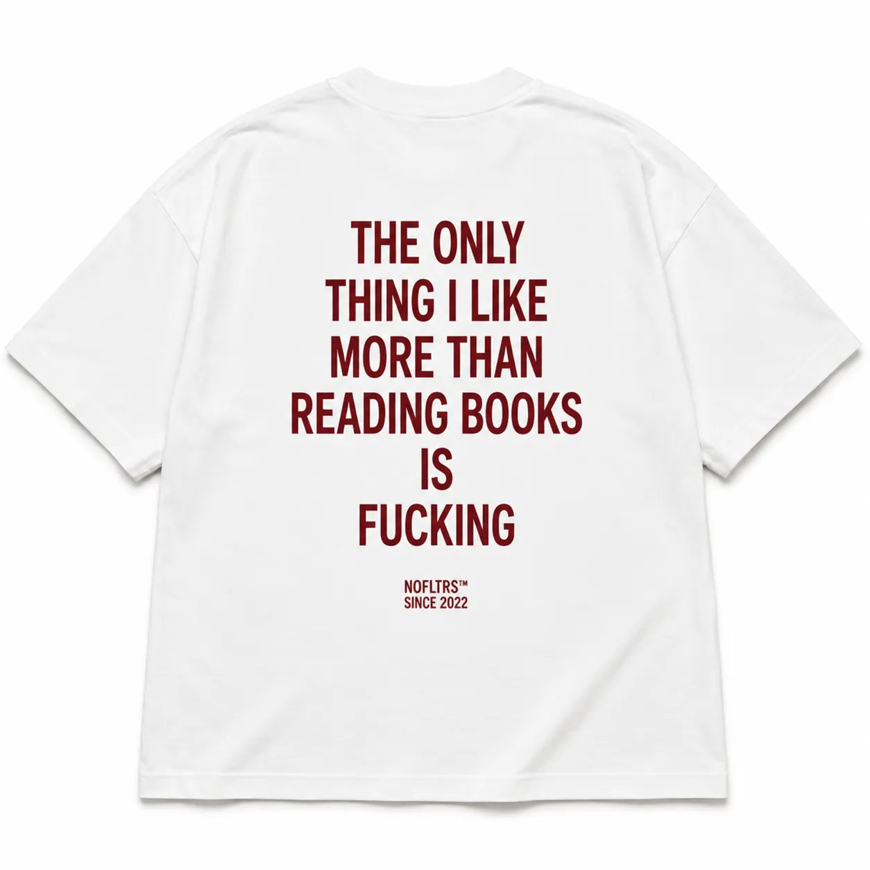 THE ONLY THING I LIKE MORE THAN READING BOOKS IS FUCKING