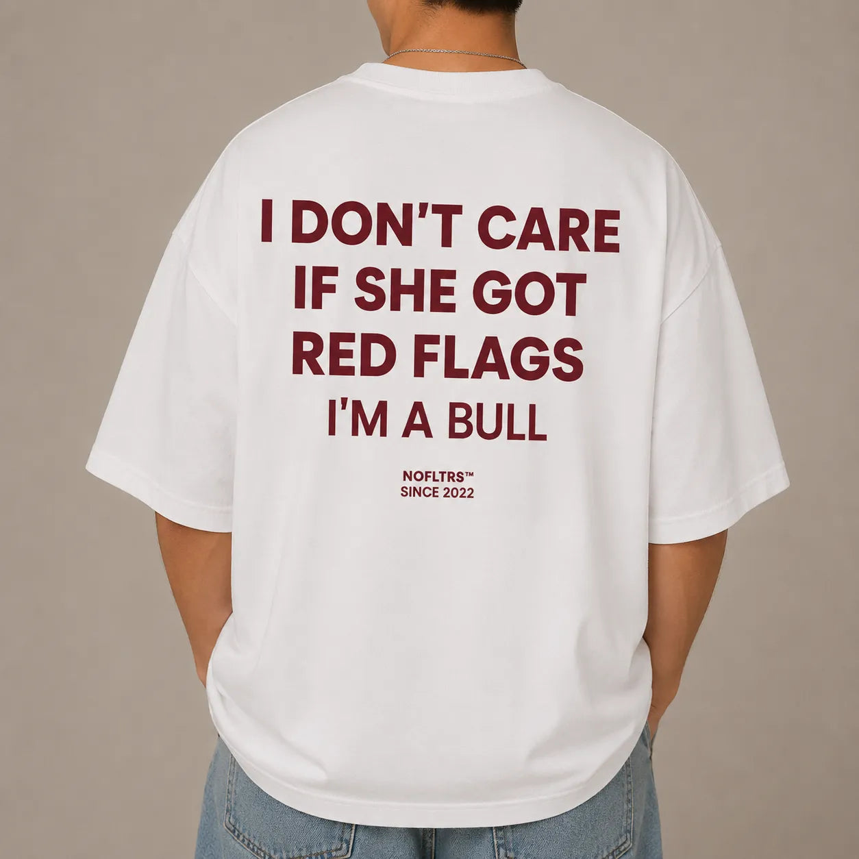 I DON'T CARE IF SHE GOT RED FLAGS I'M A BULL