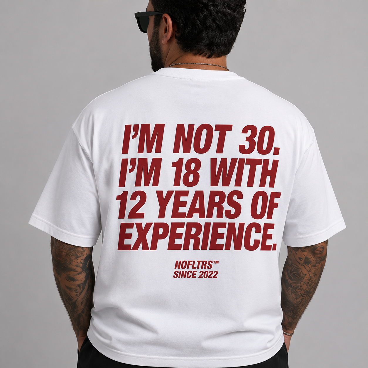 I'M NOT 30. I'M 18 WITH 12 YEARS OF EXPERIENCE