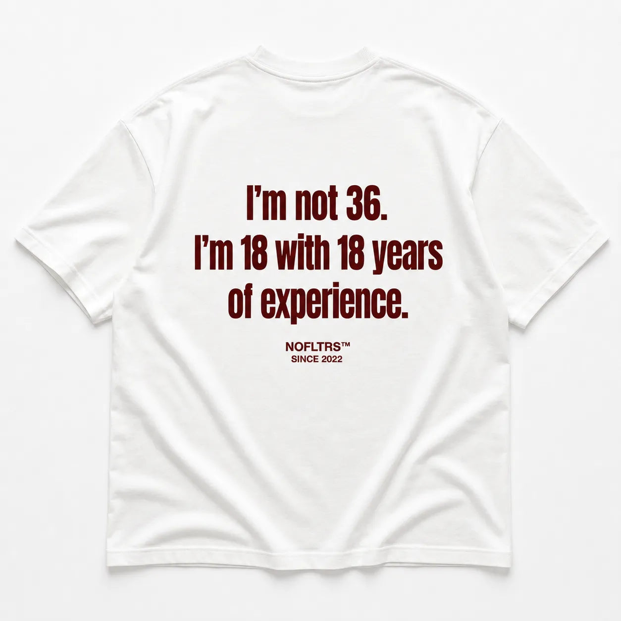 I'M NOT 36. I'M 18 WITH 18 YEARS OF EXPERIENCE