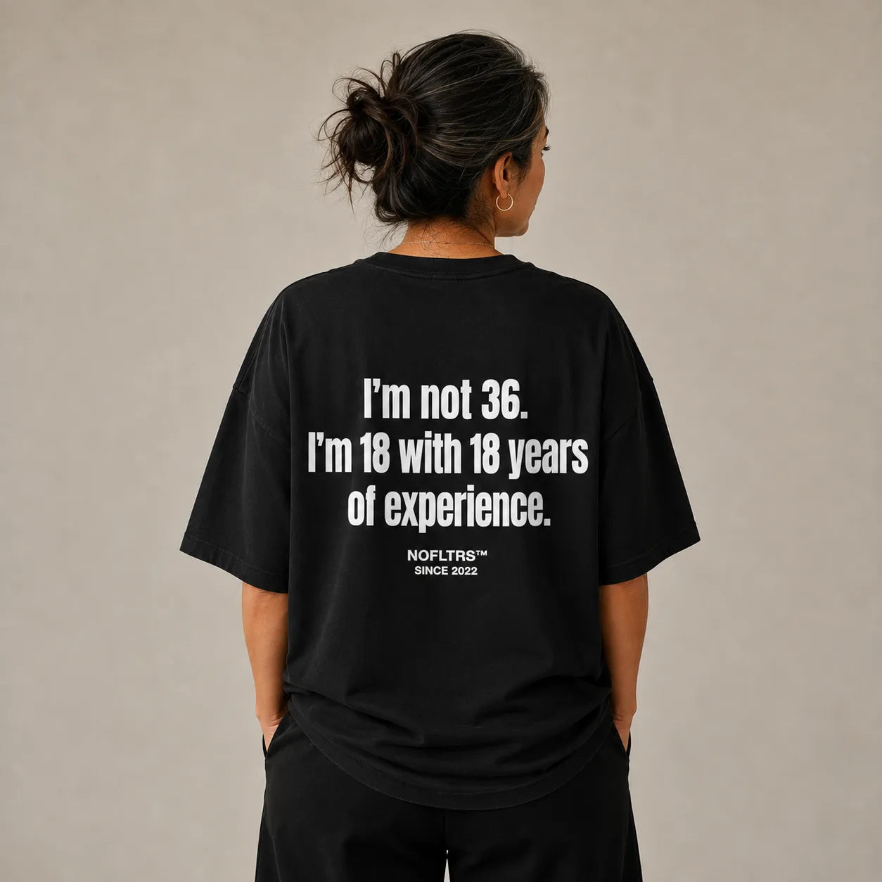 I'M NOT 36. I'M 18 WITH 18 YEARS OF EXPERIENCE