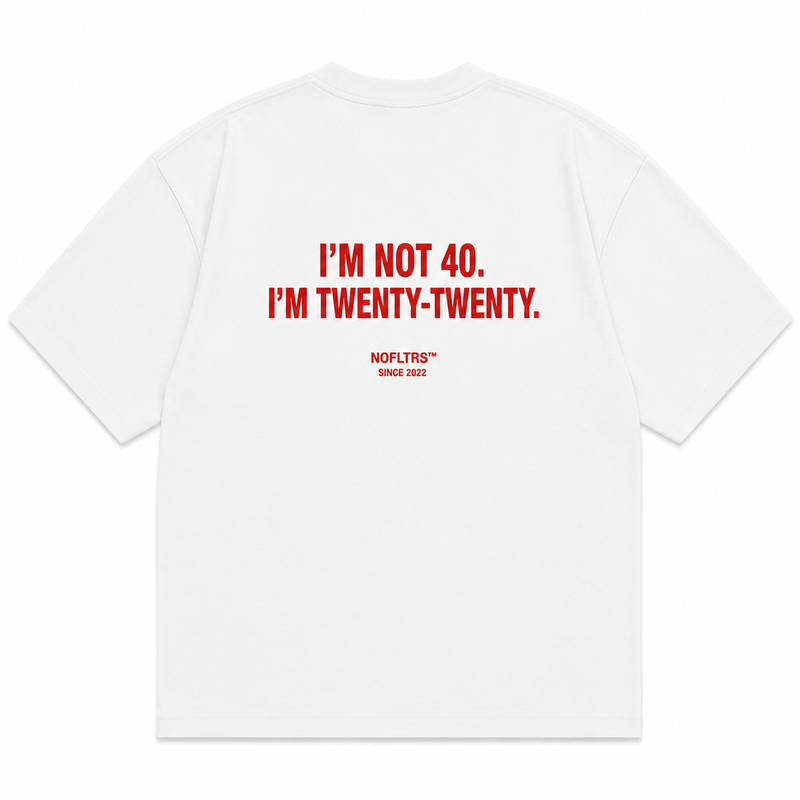 I'm Not 40 I'm Twenty-Twenty 40th birthday gift women NOFLTRS