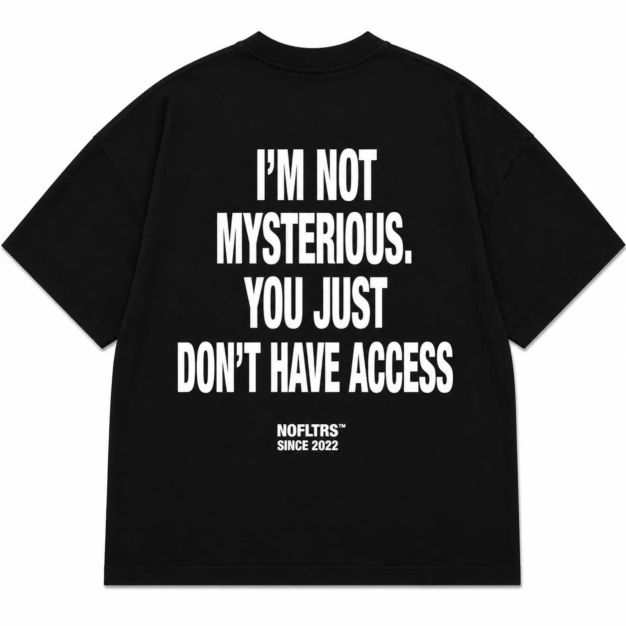 I'M NOT MYSTERIOUS. YOU JUST DON'T HAVE ACCESS