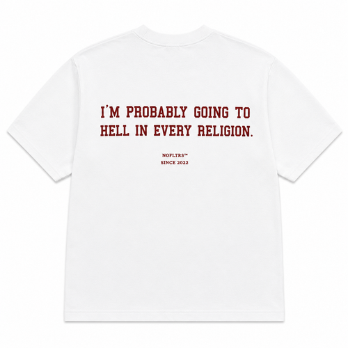 I'm Probably Going To Hell In Every Religion halloween shirt NOFLTRS