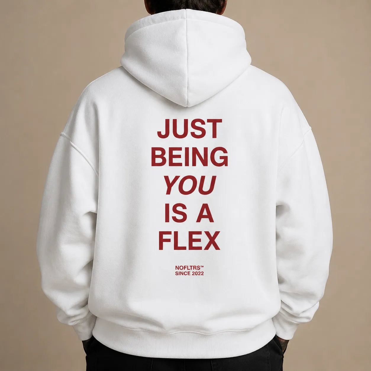 JUST BEING YOU IS A FLEX Hoodie