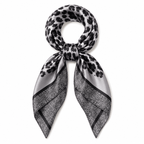 Leopard Print Square Scarf