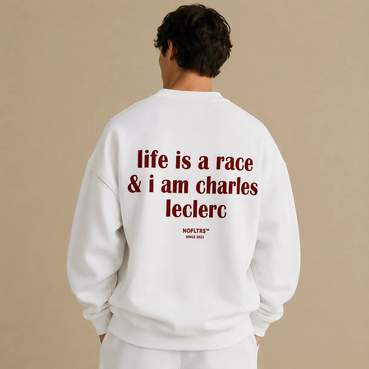 LIFE IS A RACE & I AM CHARLES LECLERC SWEATSHIRT