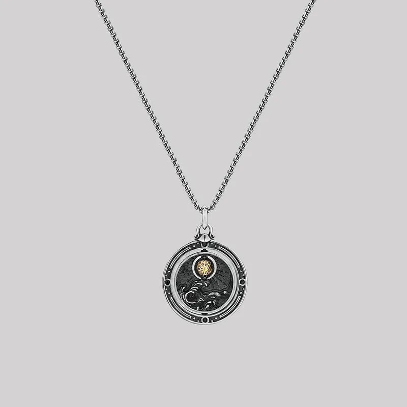 Lion Medallion Necklace